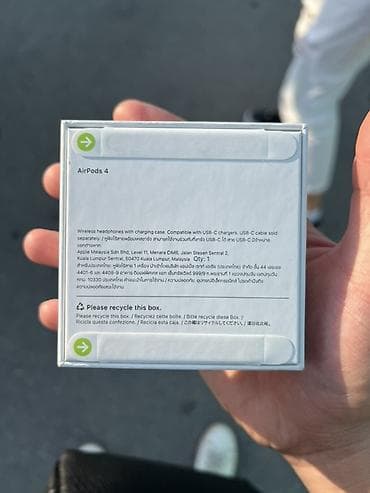 charge 4: Беспроводные вкладыши наушники, Apple, AirPods 4 — 1