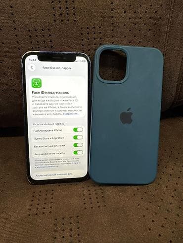 айфон 12mini: IPhone 12 mini, Б/у, 128 ГБ, Синий, Кабель, 78 % — 3