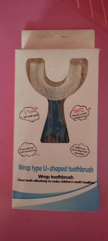 Балдар электр унаалары: U-образная детская зубная щётка Wrap type U-shaped toothbrush — 1