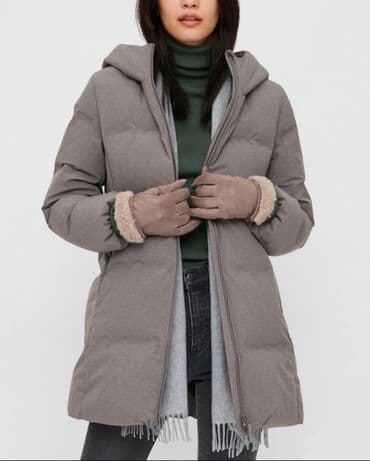 теплый и удобный: Пуховик, Короткая модель, США, Бесшовная модель, L — 2