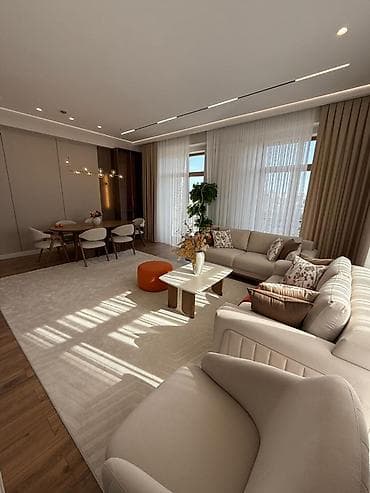 3 бөлмө, 120 м²