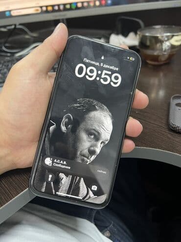 айфон 8 арзан: IPhone 11, Колдонулган, 128 ГБ, Black Titanium, Коргоочу айнек, 72 % — 4