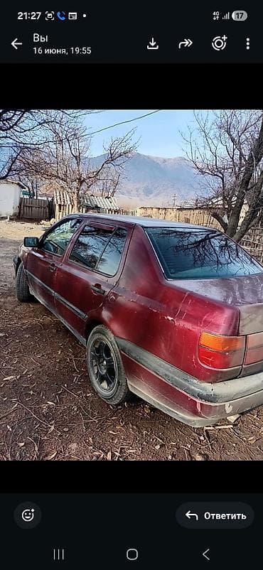 е34 e34: Volkswagen Vento: 1994 г., 1.8 л, Механика, Бензин, Седан — 2