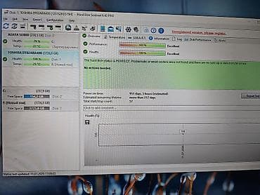 Жесткий диск Toshiba DT02ABA400 4 ТБ (3.5”, SATA) Здоровье 100% - — 4