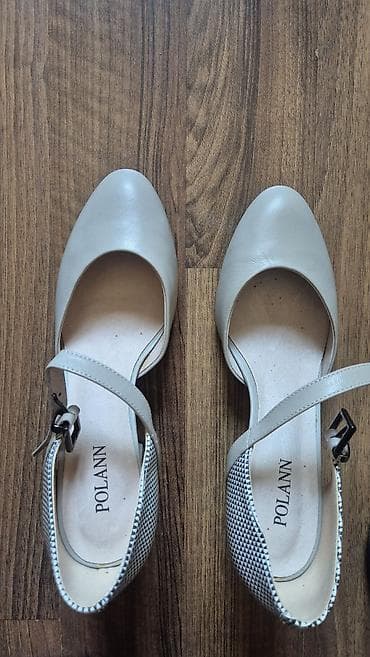 Туфли, 40, Polann, Новый, цвет - Бежевый — 1