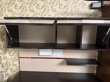 stol: Компьютерный стол, Б/у, С полками — 2