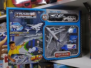 железные дороги: Игровой набор «Track Airfield» — аэропорт с трассой - Тематика — 1