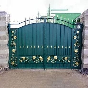 Покраска ворот, заборов и кровель - Профессиональная окраска at lalafo.kg Покраска ворот, заборов и кровель - Профессиональная окраска