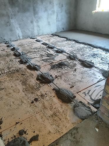 Мелка. сурочный Стяжка пола по утеплителю до100 кв ниже