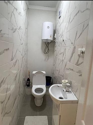Батирлер: 2 бөлмө, 68 м², Көк-Жар мкр 106-серия, 9 кабат, Евро оңдоо — 6