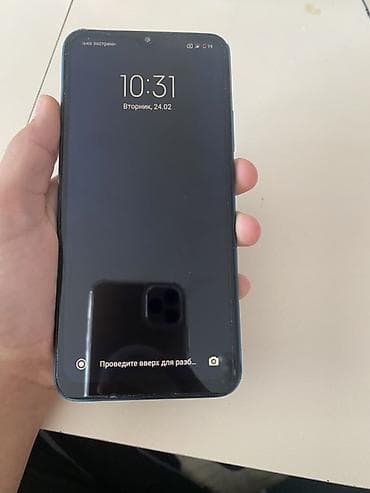 z fold: Redmi, Redmi 9, Б/у, 64 ГБ, цвет - Синий — 1