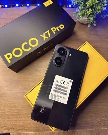 тел поко: Poco X7 Pro, Новый, 512 ГБ, цвет - Черный, 2 SIM — 1
