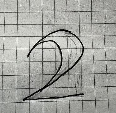 Ручные наброски и иллюстрации на бумаге в клетку. - Графические — 2