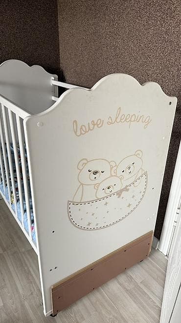 коляска с автолюлькой: Детская гарнитура, Для мальчика, Дерево, цвет - Серый — 3