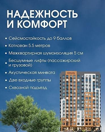 Батирлер: 1 бөлмө, 49 м², Жеке план, 15 кабат — 3