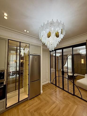 авангарт сити: 3 комнаты, 103 м², Асанбай мкр Элитка, 5 этаж, Дизайнерский ремонт — 8