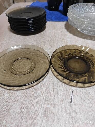 luminarc набор посуды: Тарелки десертные Luminark 6 шт поменьше 11 штук побольше за все 900 — 2