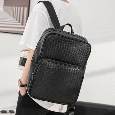 рюкзак маленький: Рюкзак плетенка • Качество • Размер: 15 см • Материал: эко кожа — 2