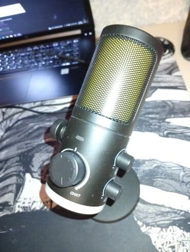 конденсаторный микрофон купить: Микрофон для игр с RGB подсветкой в хорошем состоянии, без царапин — 7