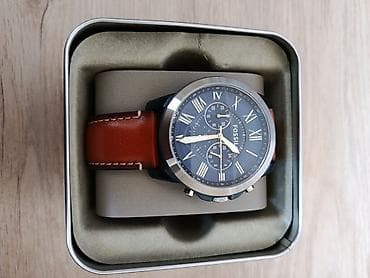 винтажное: Классические часы часы, Fossil, Оригинал, Мужские, Новый — 2