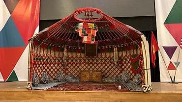 паладки: Аренда юрты, Каркас Деревянный, 85 баш, Казан, Стол, Стулья — 10