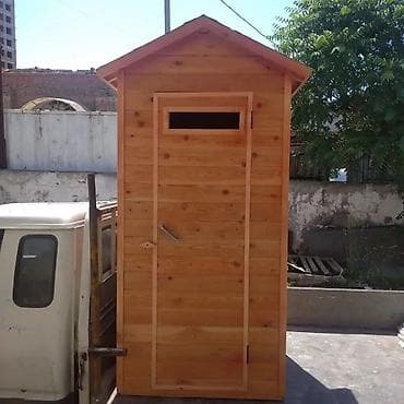 туалеты деревянные: Туалетная кабинка, будка, Материал: Дерево — 2
