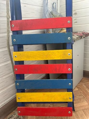 ролики коньки: Детские санки с металлической рамкой и деревянными планками — 4