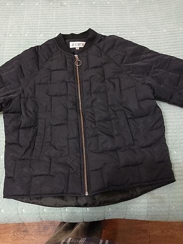 Бомберы: Стёганая куртка-бомбер JZMN - Цвет: чёрный - Прямой силуэт с — 1