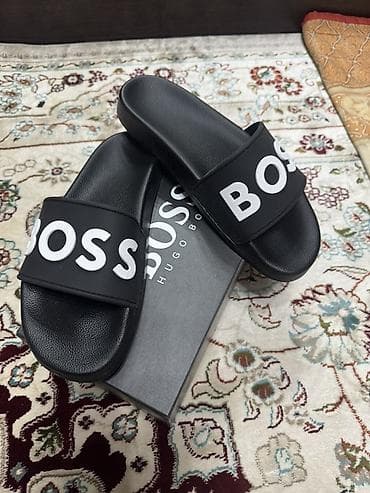 boss обувь: Мужские сандалии, 41, 41.5, 42, Hugo Boss, Новый, цвет - Черный, Платная доставка, Самовывоз — 1