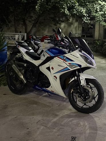 электро мото: Спортбайк BMW, 250 куб. см, Бензин, Взрослый, Б/у — 4
