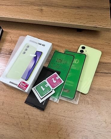 samsung a54: Samsung Galaxy A54 5G, Б/у, 256 ГБ, цвет - Зеленый, 2 SIM — 8