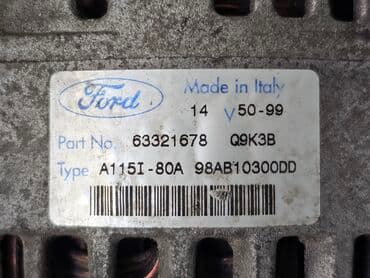 генератор 211: Генератор Ford 2001 г., Б/у, Оригинал, Германия — 2