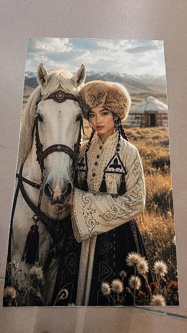 ковёр продажа: 🐎 Картина на ковровой печати Размер картины 1.2 на 0,8 метров Цена — 2