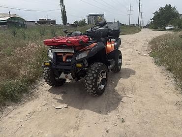 квадрики: Квадроцикл CFMOTO x8Efi eps 4x4, двухместный, оранжево‑чёрный. 2014 — 1