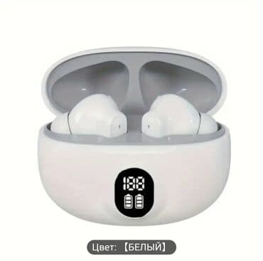 чехол для беспроводных наушников: Беспроводные TWS-наушники с зарядным кейсом, цвет: белый. Совершенно — 2