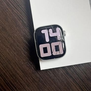 17 pro maks: Часы Apple Watch Series 10, 42 мм, серебристый цвет, с тёмно-синим — 3