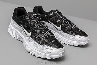 Мужская обувь: Кроссовки Nike P-6000 (черно-белые) размер 40-41 - Модель: Nike — 1
