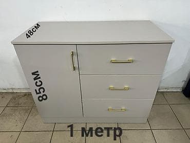 Комоды для одежды: Комод для одежды, Без зеркала, ЛДСП, цвет - Серый — 4