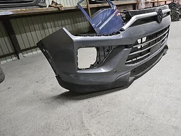 на корандо: Бампер Ssangyong, Б/у, Оригинал — 3