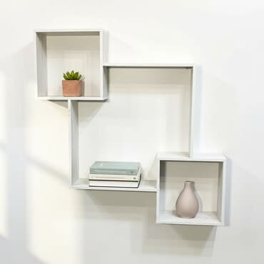 навесная полка в шкаф: Полка навесная P009 (Юта) Большая прямоугольная полка для книг и — 1