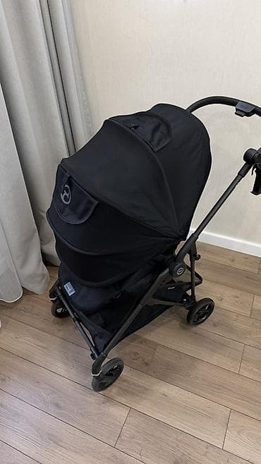 коляск: Коляска, Cybex, цвет - Черный, Б/у — 3