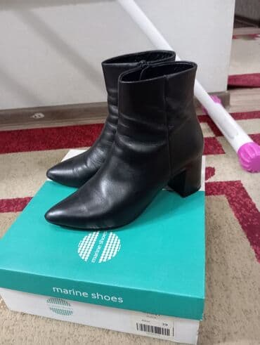 обувь лоферы: Полусапоги кожанная,39-размер,купила за 3800 в Лионе,продам за — 3