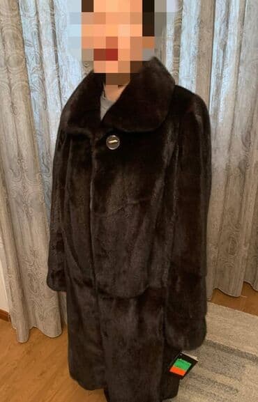 Шуба, Норка, Длинная модель, XL