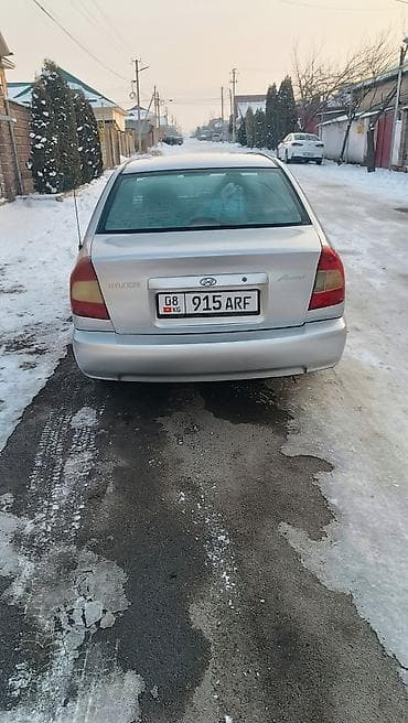 e60 m5: Hyundai Accent: 2001 г., 1.6 л, Автомат, Бензин, Седан — 7