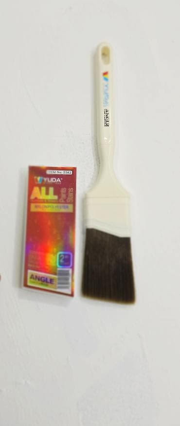 кисточки для рисования: Кисть малярная YUDA Angle, артикул 5582 - Тип: плоская кисть с косым — 1