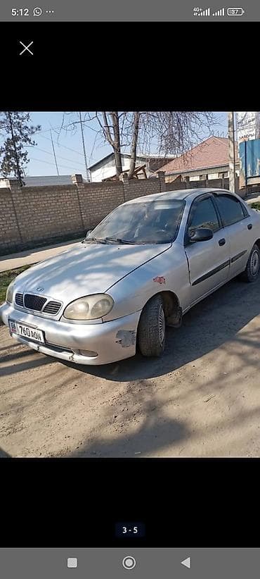Daewoo: Daewoo Lanos: 2002 г., 1.5 л, Механика, Бензин, Седан — 1