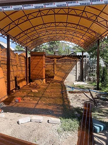 новогодний декор бишкек: Навес, Арочный, Металл, Поликарбонат, Новый, Установка — 8
