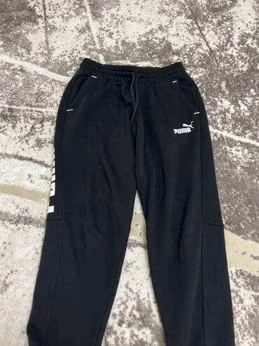 оборудование для нижнего белья: Штаны, Оверсайз, С карманами, С надписью, Зима — 1