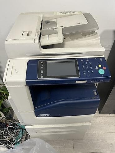 черно белый принтер а4: МФУ Xerox WorkCentre 7120 - Цветное лазерное многофункциональное — 1