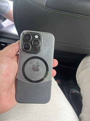 мониторы 32:9: IPhone 15 Pro, Б/у, 128 ГБ, Black Titanium, Чехол, Кабель, 90 % — 5